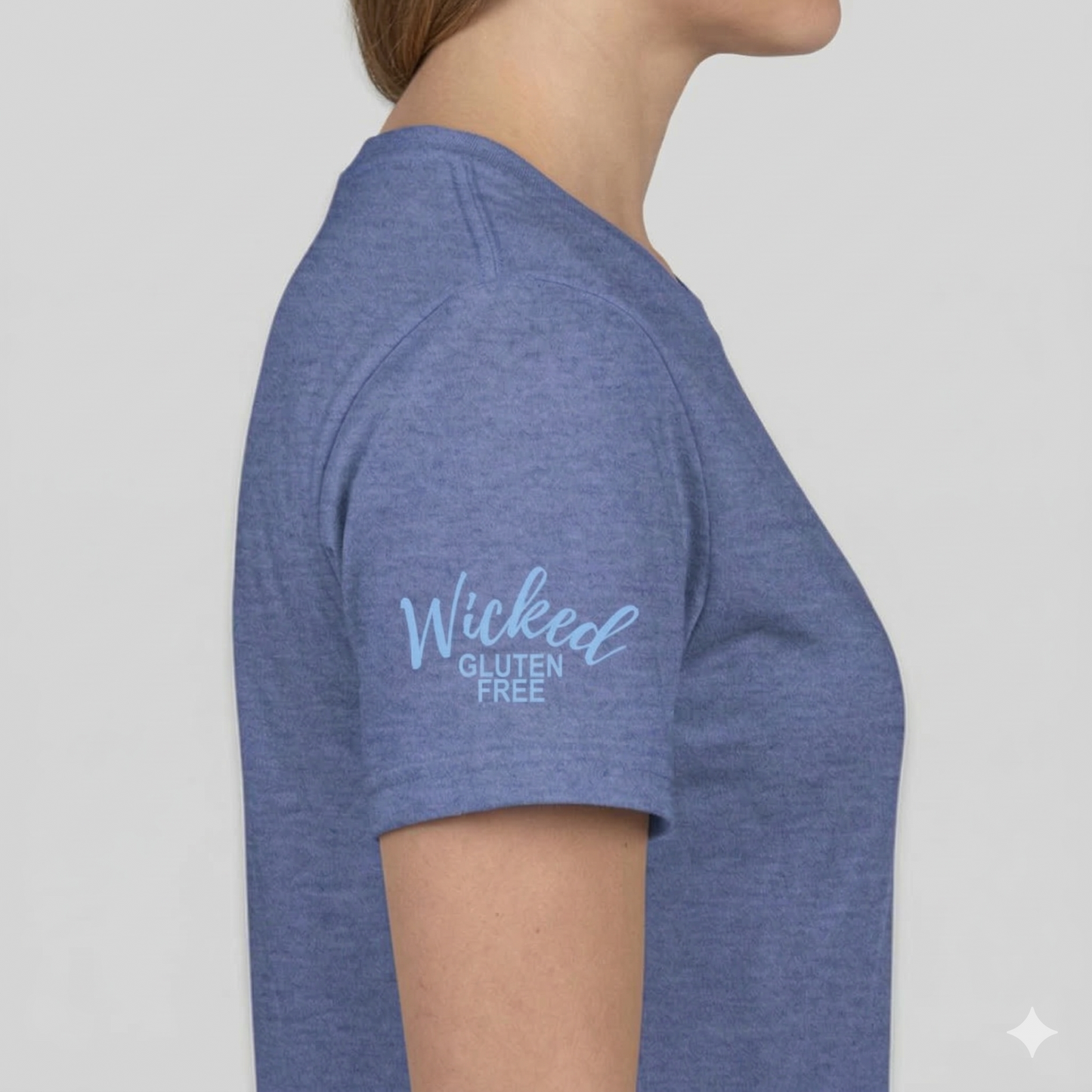 Wicked GF Peace Logo - Royal Heather