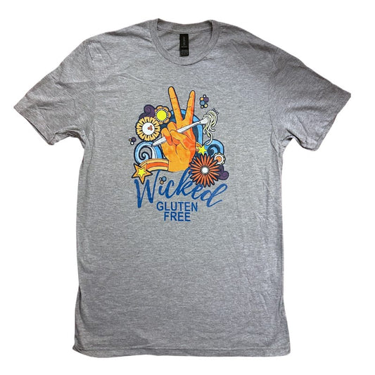 Wicked Gluten Free Crewneck Heather Gray T-Shirt