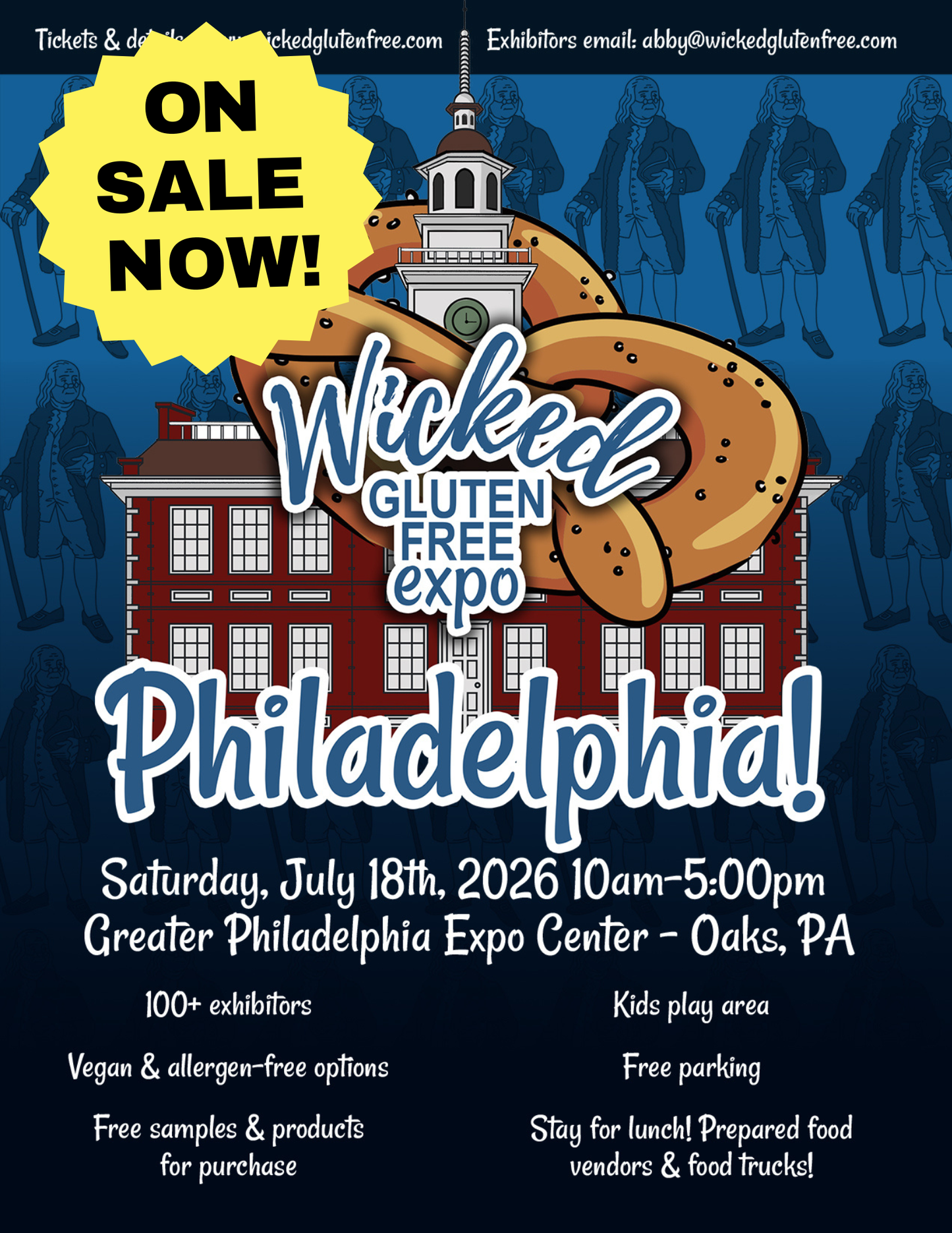 7/18/26 Wicked Gluten Free Expo Philadelphia 10AM-5PM