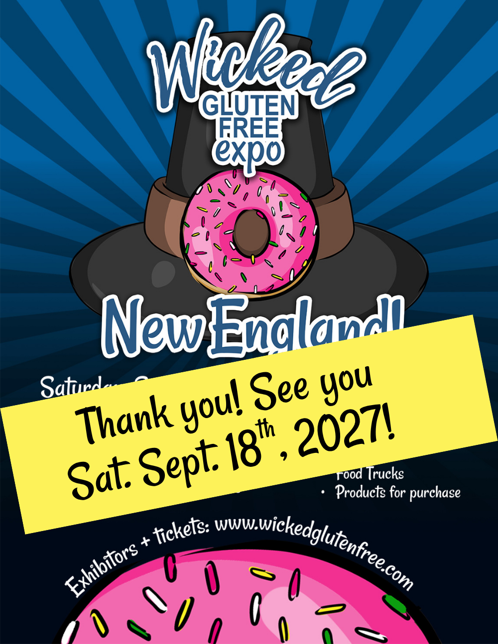 9/19/26 Wicked Gluten Free Expo New England 10AM-5PM