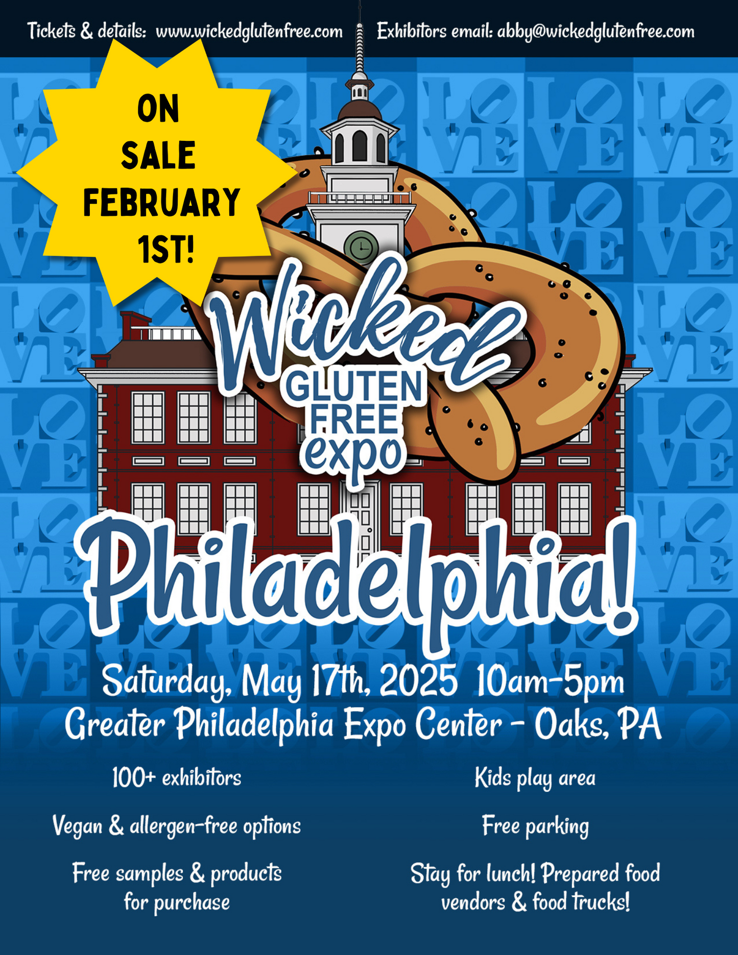 Wicked Gluten Free Expo Philadelphia! Saturday, May 17th, 2025